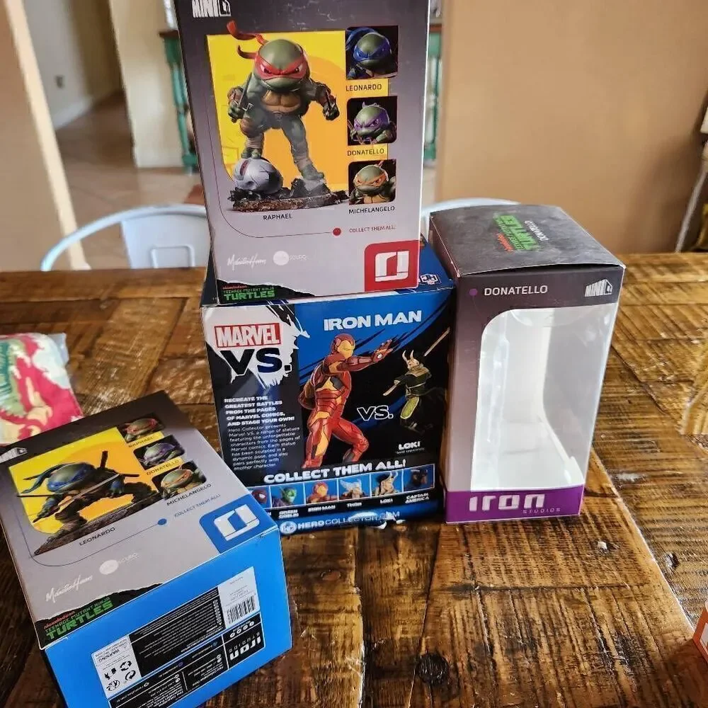 Empty box bundle Ninja turtles Darth Vader Legos iron Man Mario switch